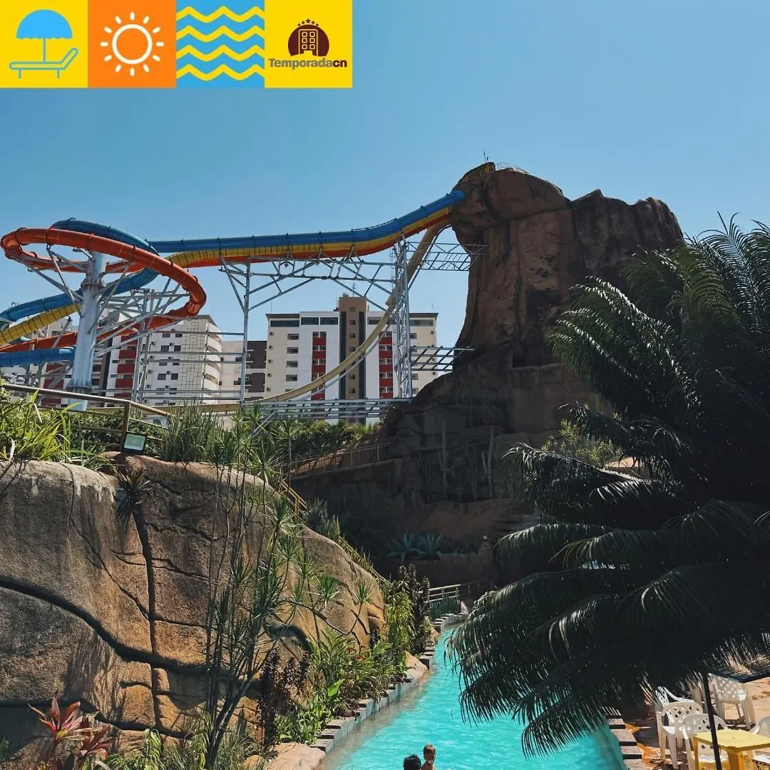 Piazza Diroma Com Acesso Ao Acqua Park - Temporada Cn Aparthotel Caldas Novas