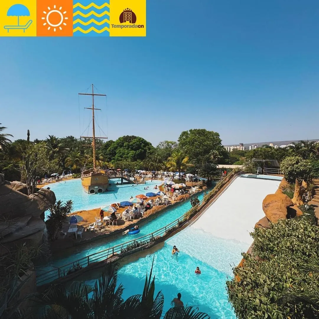 Piazza Diroma Com Acesso Ao Acqua Park - Temporada Cn Aparthotel Caldas Novas Brazil