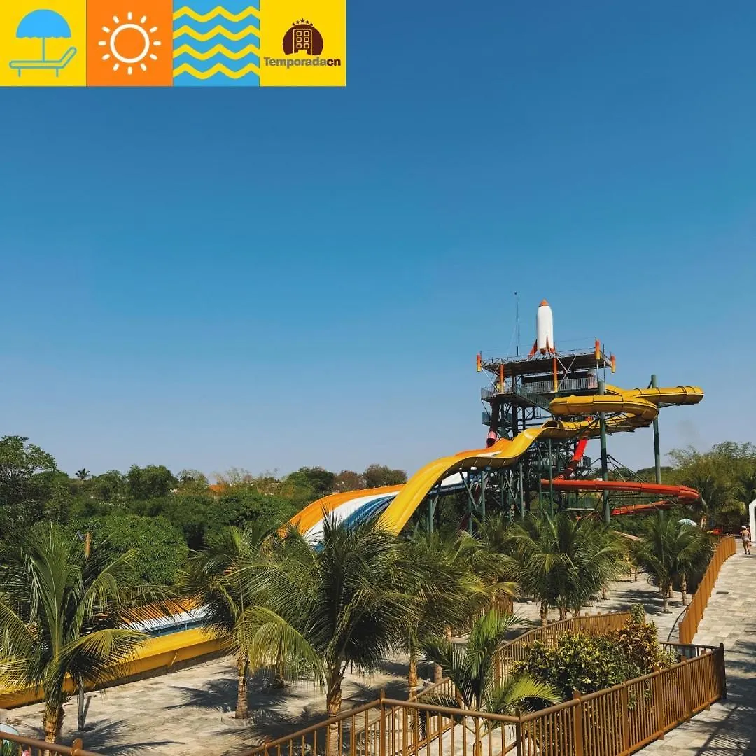 Piazza Diroma Com Acesso Ao Acqua Park - Temporada Cn Aparthotel Caldas Novas