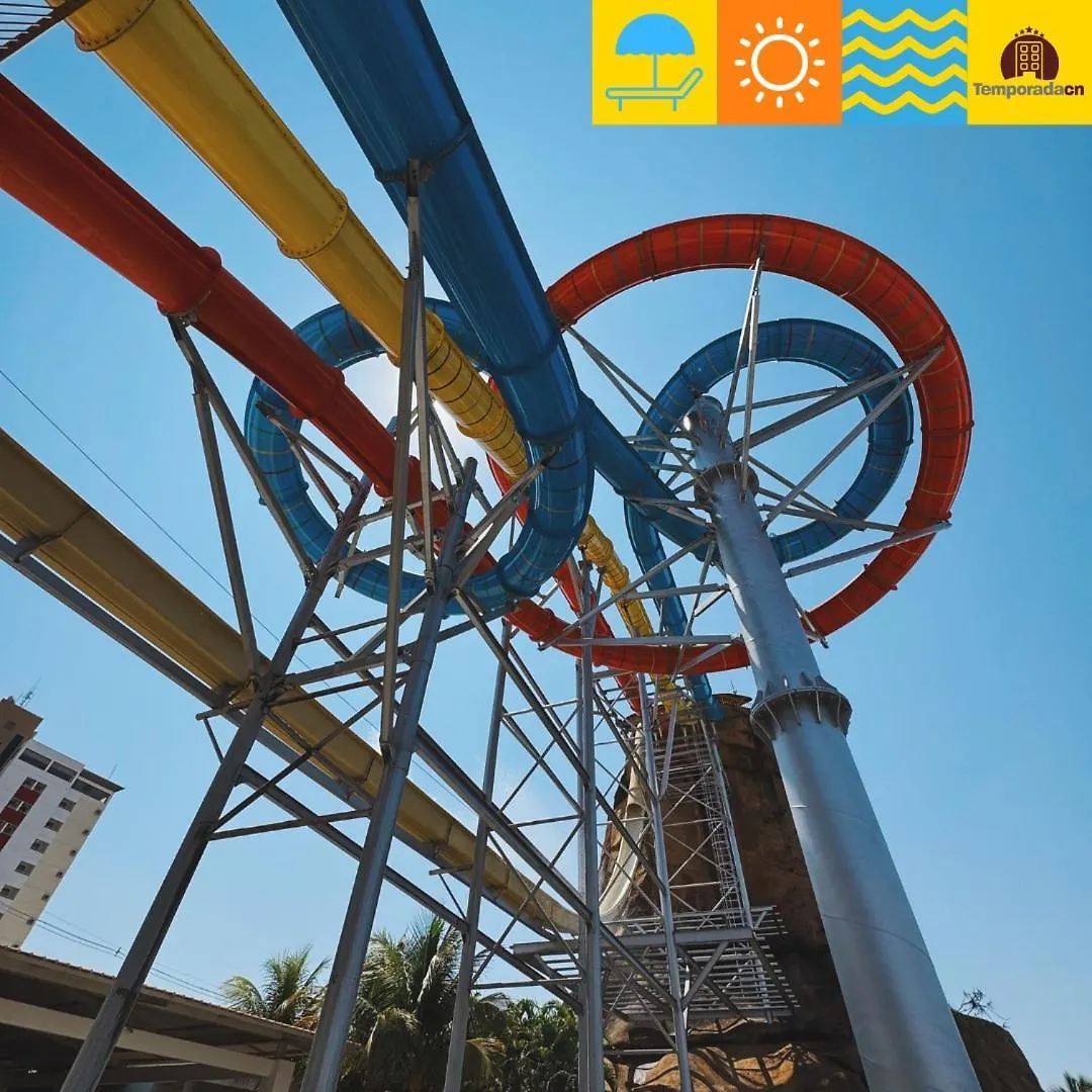 Piazza Diroma Com Acesso Ao Acqua Park - Temporada Cn Aparthotel Caldas Novas