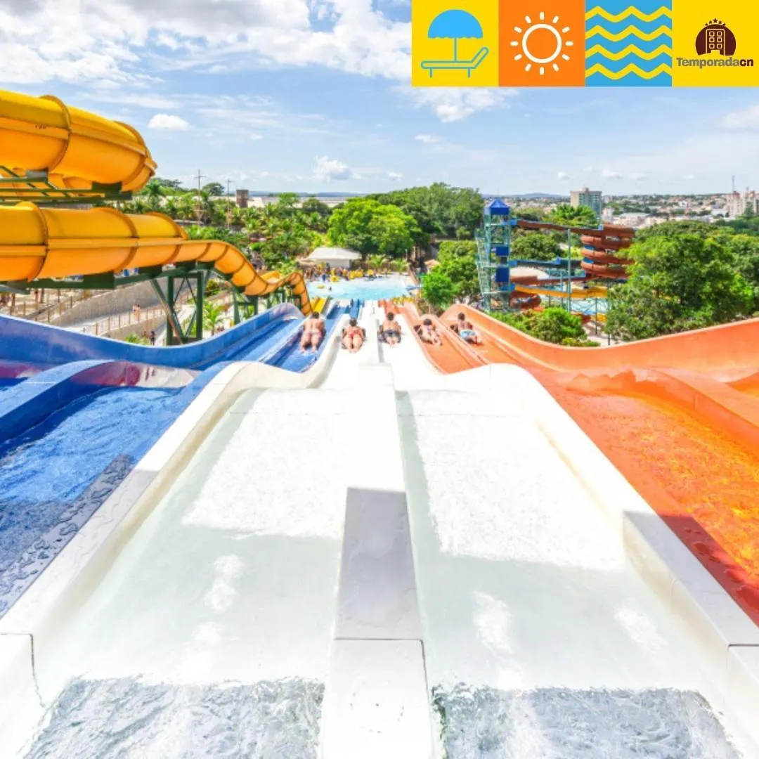 Piazza Diroma Com Acesso Ao Acqua Park - Temporada Cn Aparthotel Caldas Novas